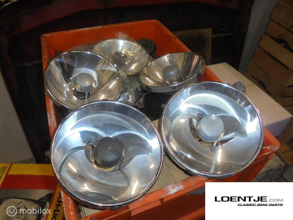 Koplamp lens reflektor BMW 02 1502 1602 1802 2002 tii ti etc, Gebruikt, Ophalen of Verzenden, BMW