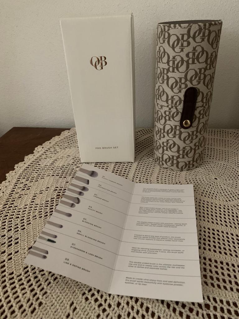 Olcay Gulsen Pro Brush Set NIEUW KWASTEN, Gehele gezicht, Beige, Nieuw, Ophalen of Verzenden
