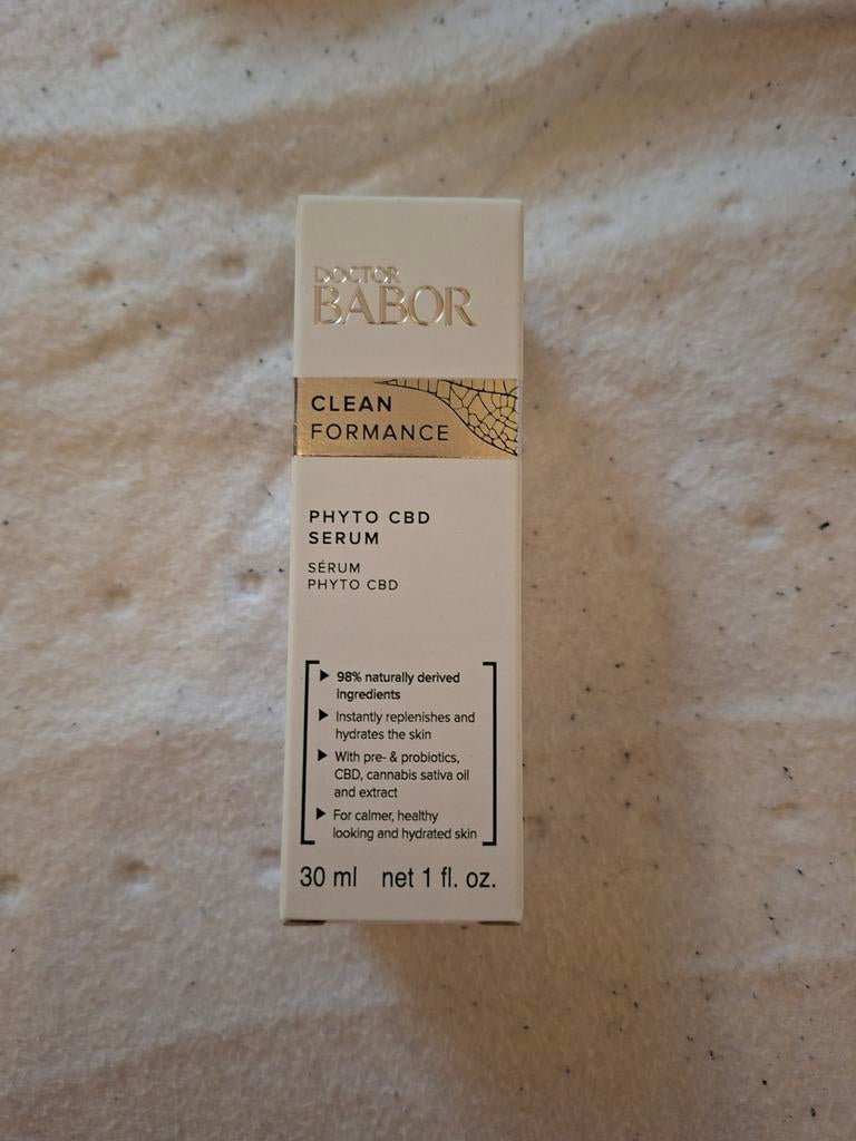 Doctor Babor Clean Formance Phyto CBD Serum 30ml, Verzenden, Nieuw, Gehele gezicht