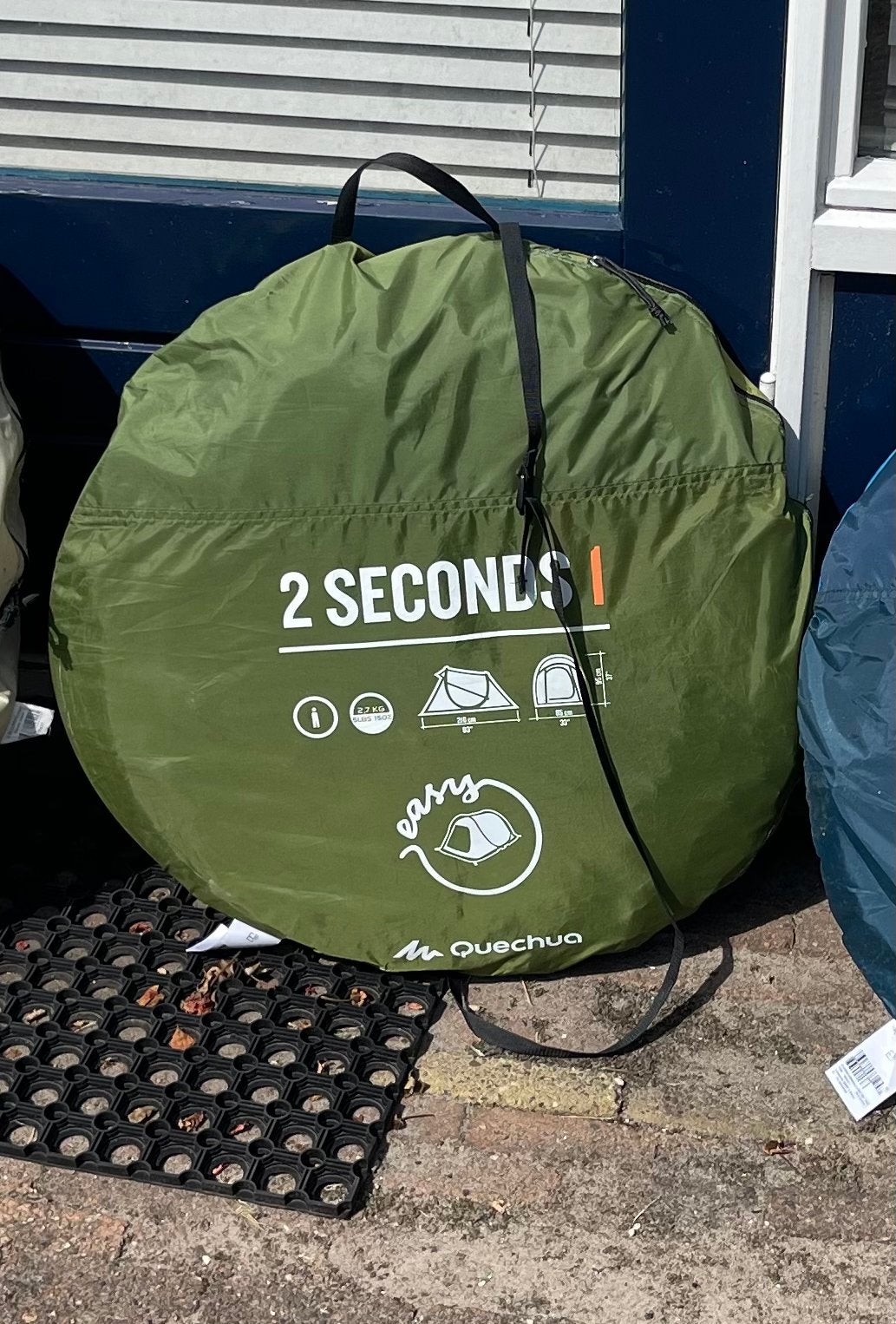 Quechua 2 Seconds Easy Tent - 2 persoons pop-up tent, Ophalen, Gebruikt, Tot en met 2