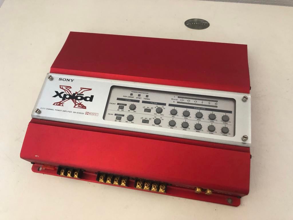 Sony Xplod XM-604EQX versterker 4 kanaals, Auto diversen, Ophalen of Verzenden, Zo goed als nieuw
