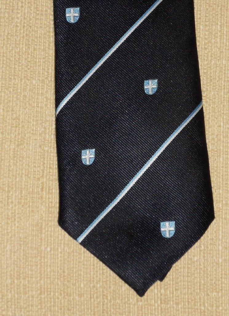 Zwolle Hanzestad stropdas Gemeente Wapen doorlopend, Ophalen of Verzenden, Nieuw, Blauw