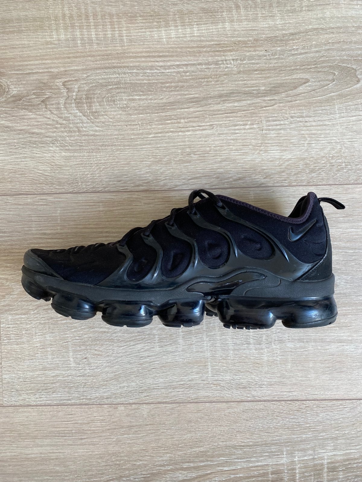 nike air vapormax plus maat 46, Ophalen, Gedragen, Zwart
