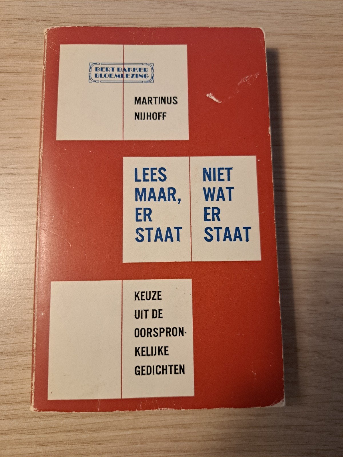 Martinus Nijhoff - Lees maar, er staat niet wat er staat, Ophalen of Verzenden, Gelezen, Martinus Nijhoff, Eén auteur