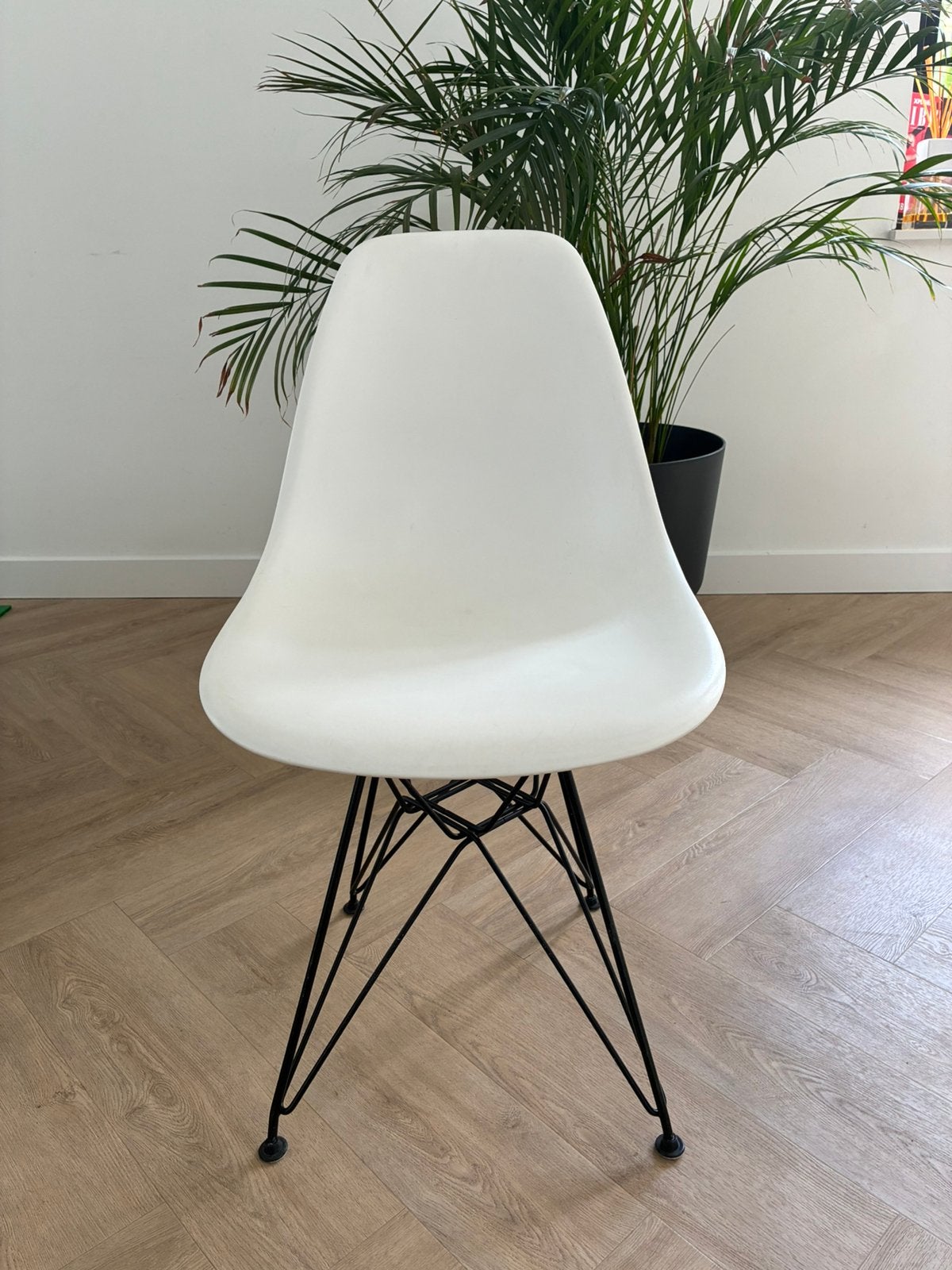 Stoelen namaak Vitra DSR Eames Plastic Side Chair, Ophalen, Modern, namaak., Wit, Kunststof