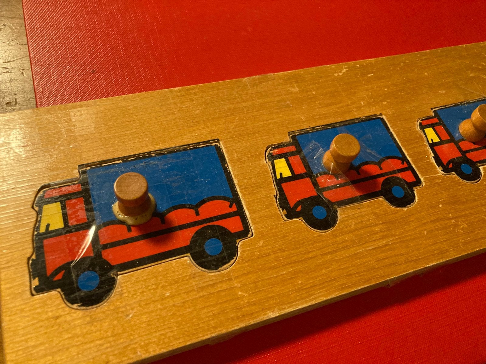 Oude houten ouzzel vrachtwagens, Antiek en Kunst, Ophalen of Verzenden