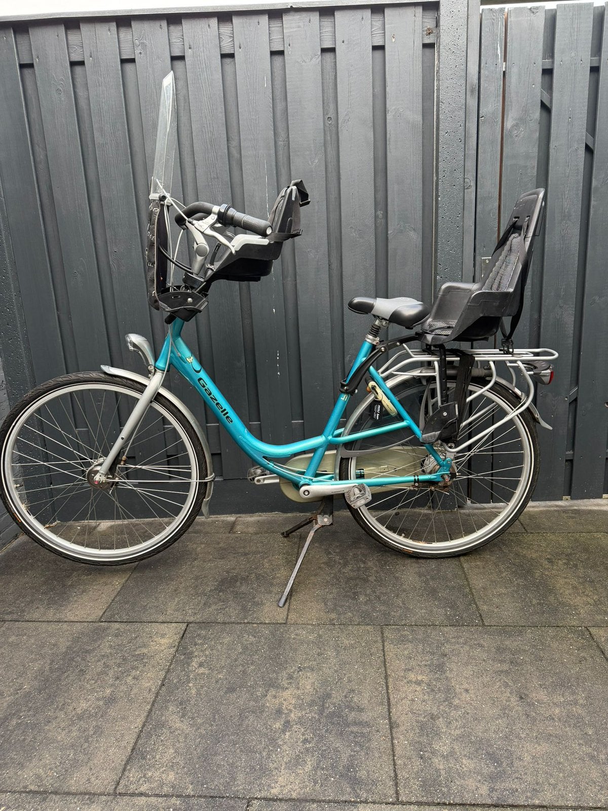 Gazelle mamafiets, Fietsen en Brommers, Ophalen, 2 zitjes, Dubbele standaard, 56 cm of meer