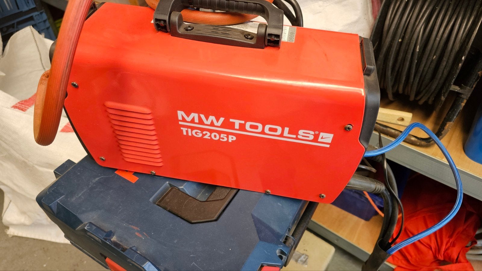 MW Tools TIG205P RVS Lasapparaat - Zo goed als nieuw, Ophalen of Verzenden, Zo goed als nieuw, Minder dan 150 ampère