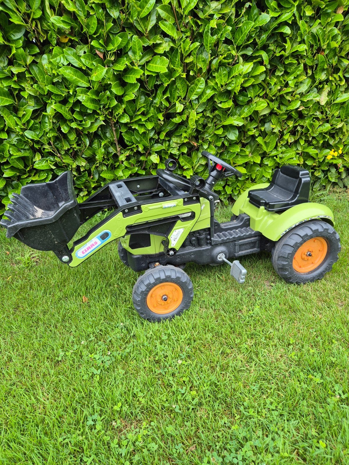 FALK Pedaaltractor Claas met voorlader, Ophalen, Gebruikt