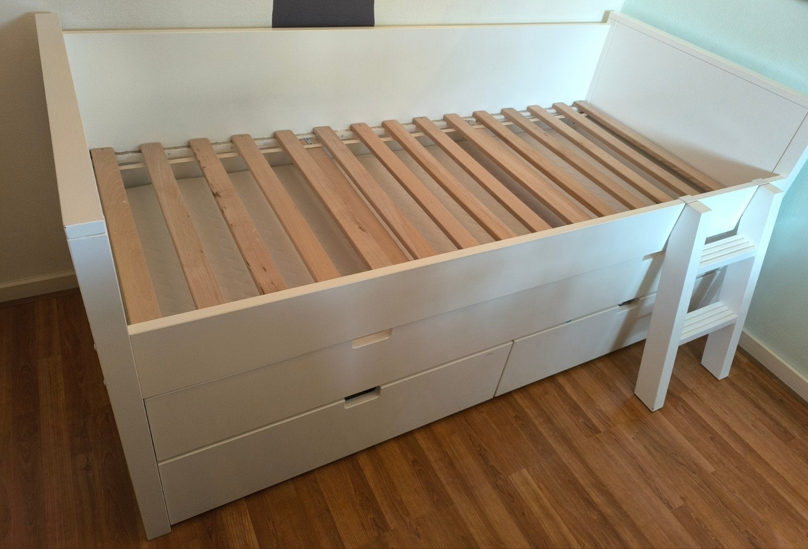 Bopita bed met extra bed., Ophalen, 85 tot 100 cm, Gebruikt, Matras