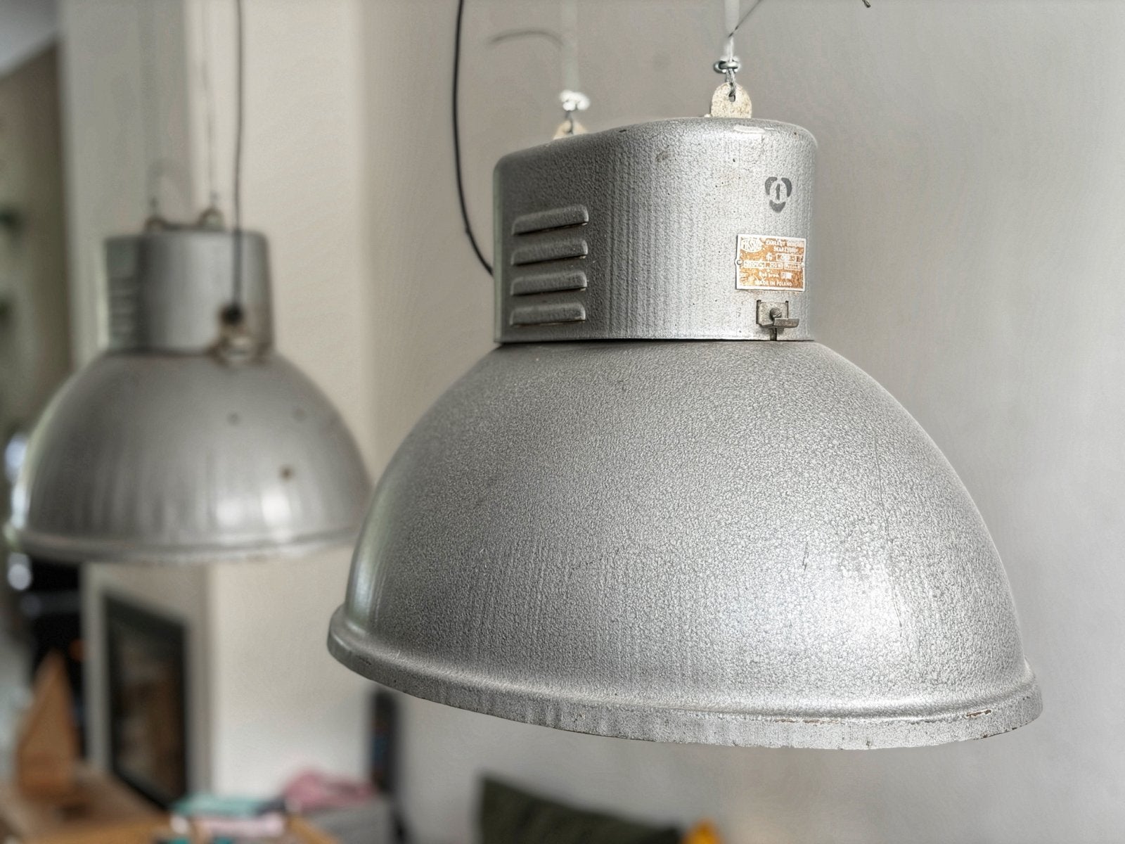Vintage industriële hanglamp - Fabriekslamp, Ophalen