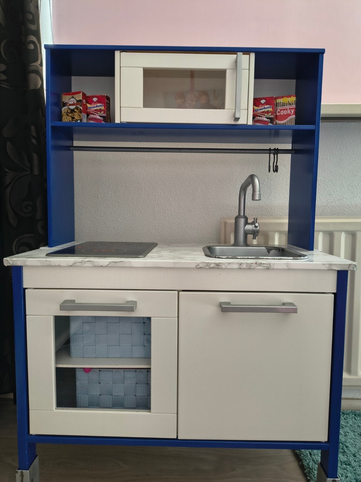 Blauw Ikea keukentje met veeeel extra's!, Kinderen en Baby's, Ophalen, Gebruikt
