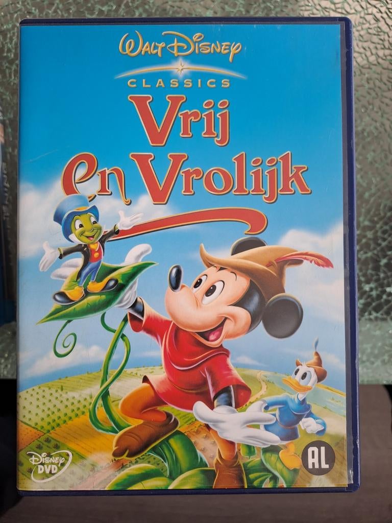 Vrij en vrolijk (dvd), Cd's en Dvd's, Dvd's | Tekenfilms en Animatie, Alle leeftijden, Ophalen of Verzenden, Zo goed als nieuw