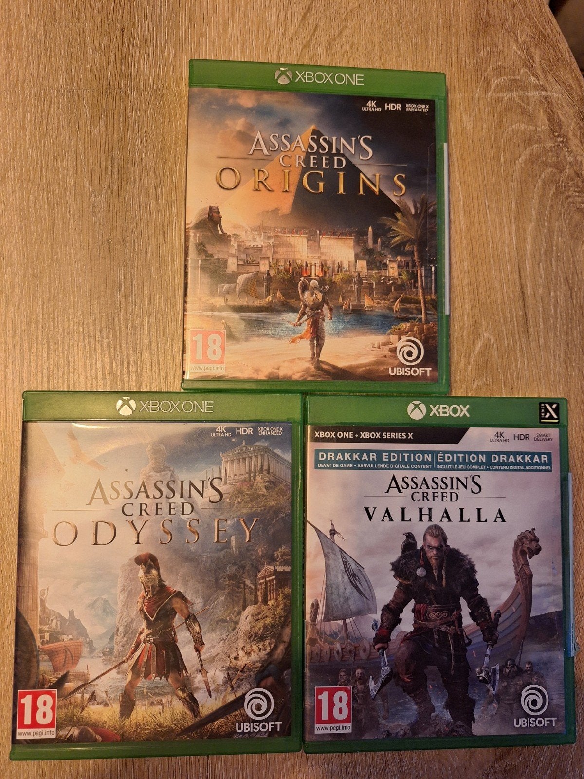 Assassin's Creed Games: Origins, Odyssey, Valhalla