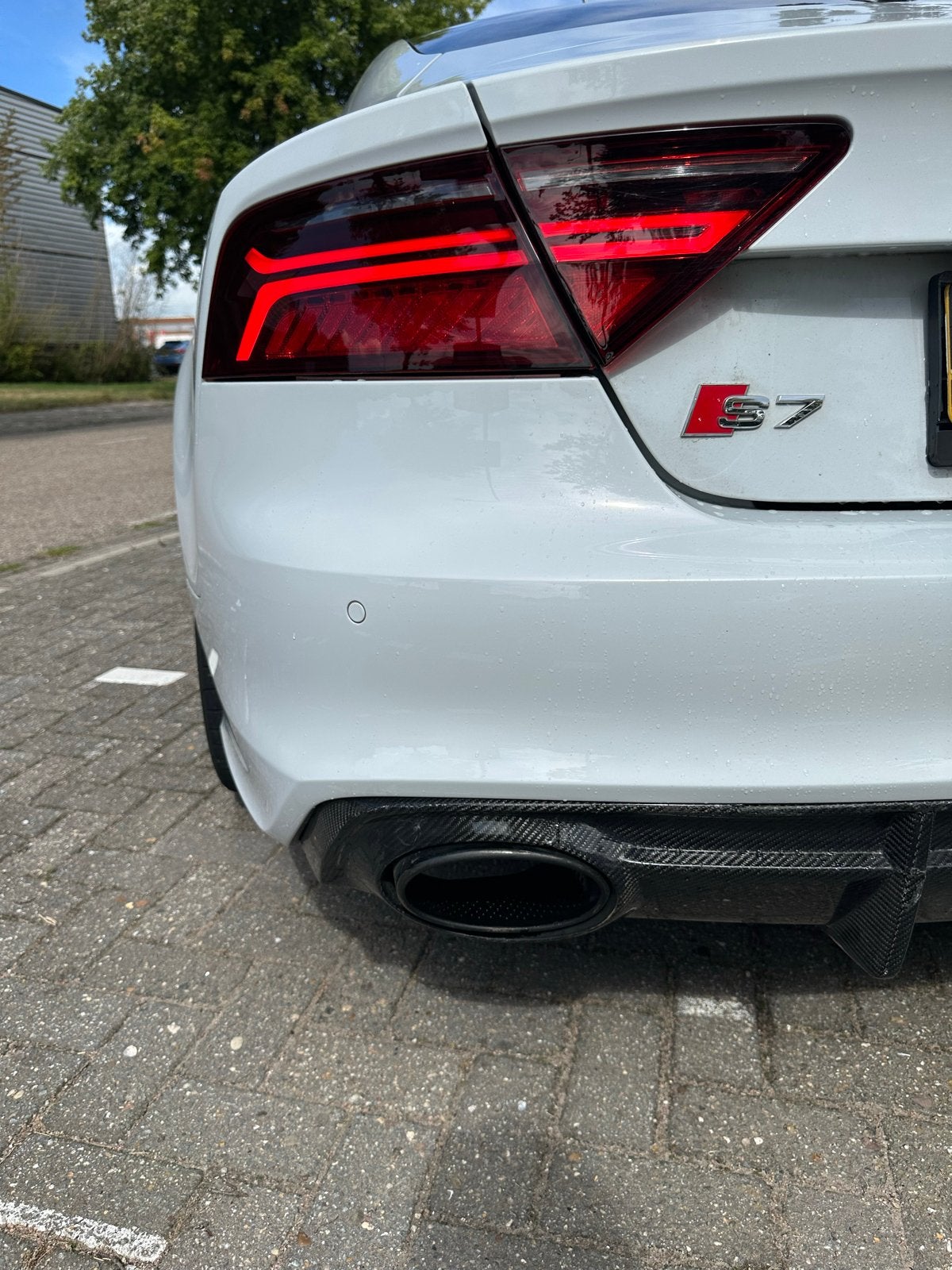 Audi S7 4.0 Quattro 309 KW AUT 2013 Wit, Automaat, 8 cilinders, 4 stoelen, Wit