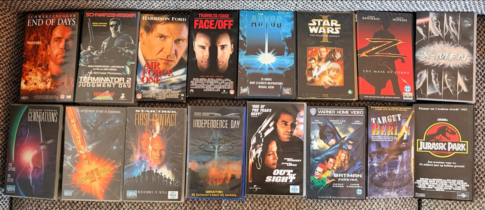 Grote collectie VHS-films: Actie, Sci-Fi & meer!, Cd's en Dvd's, Ophalen of Verzenden, Actie en Avontuur, Vanaf 12 jaar, VHS