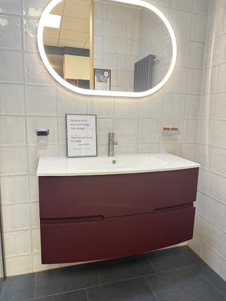 NIEUW Sanijura Nona rond 100cm badkamermeubel, Ophalen, Nieuw, Douche