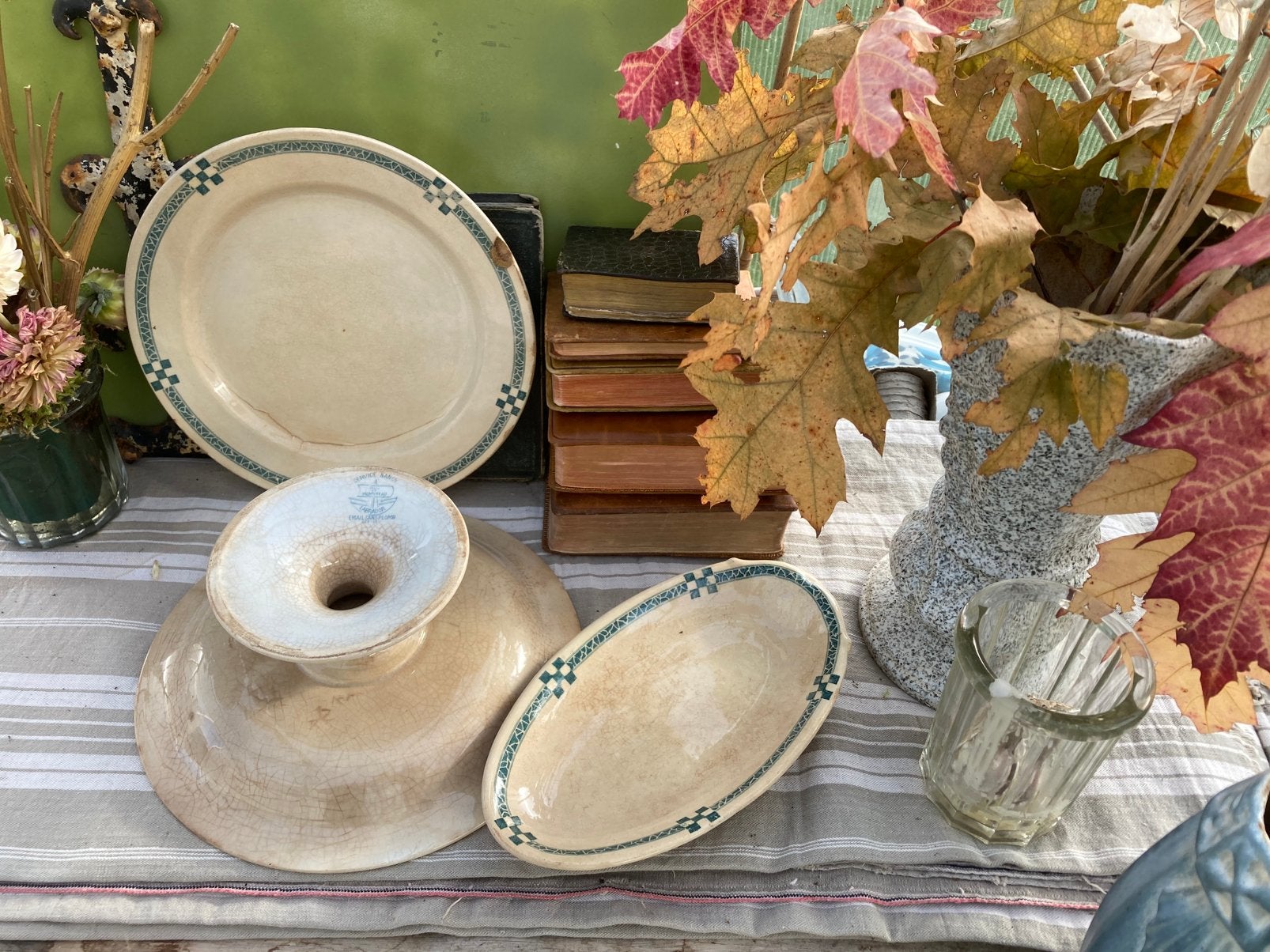 Brocante Frans keramiek Creil Montereau, Ophalen of Verzenden