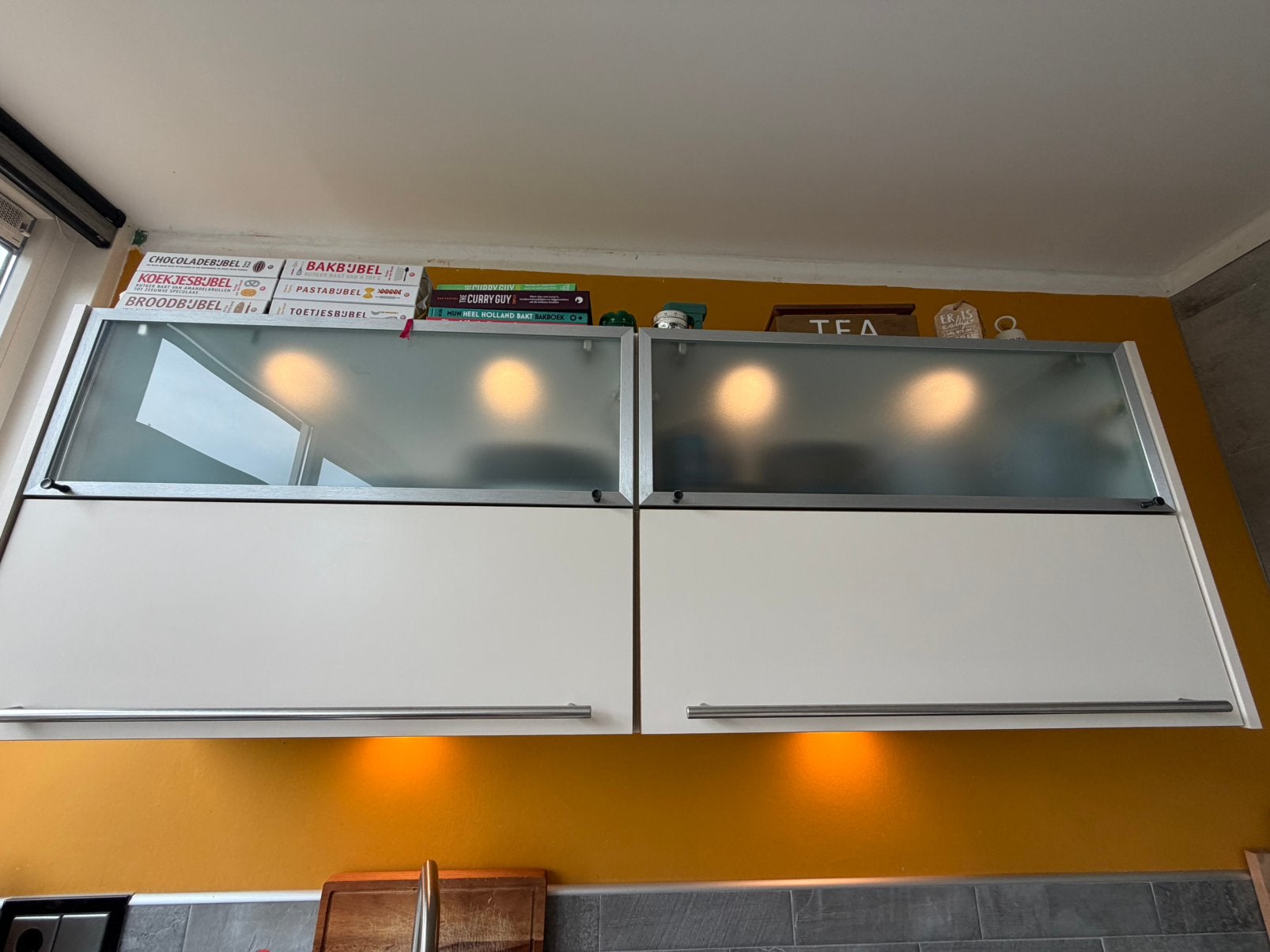 Hangende keukenkast, Huis en Inrichting, Keuken | Keukenelementen, Ophalen, Gebruikt, 150 tot 200 cm, Minder dan 100 cm