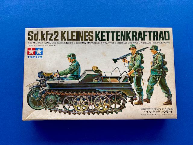 Tamiya	35029	German Kettenkraftrad	1/35	VINTAGE, Tank, Verzenden, 1:32 tot 1:50, Nieuw