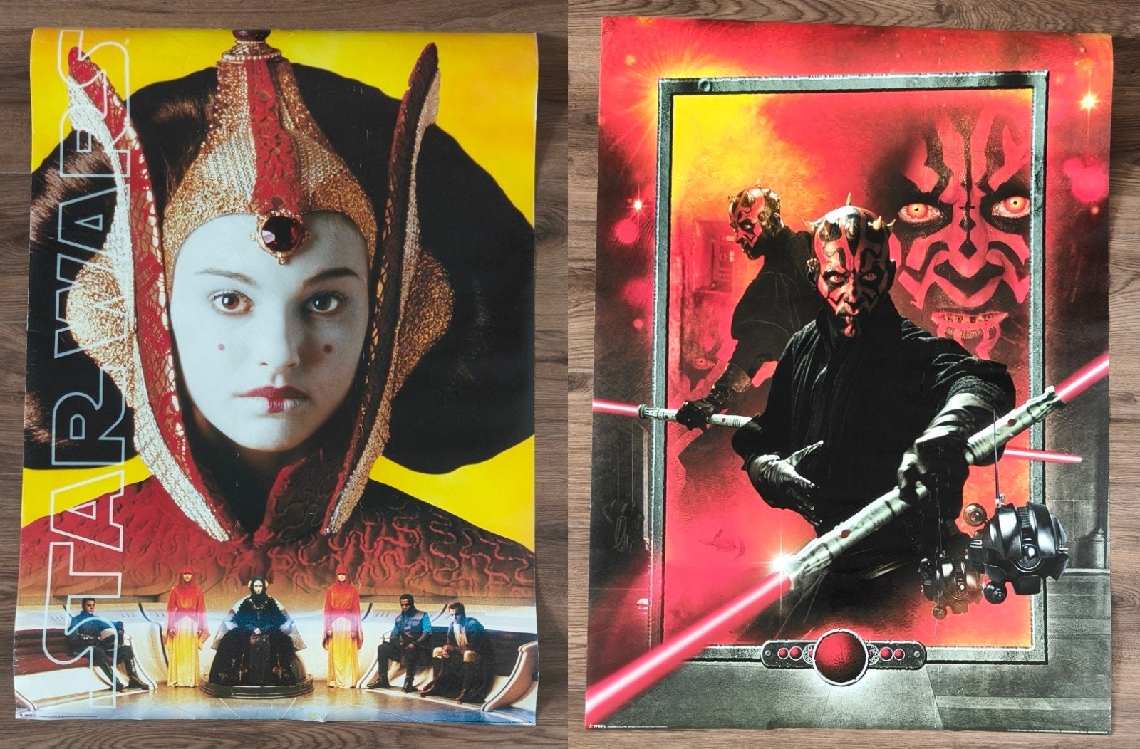 Star Wars Episode I: The Phantom Menace Posters (2 stuks), Ophalen, A1 t/m A3, Film en Tv, Rechthoekig Staand