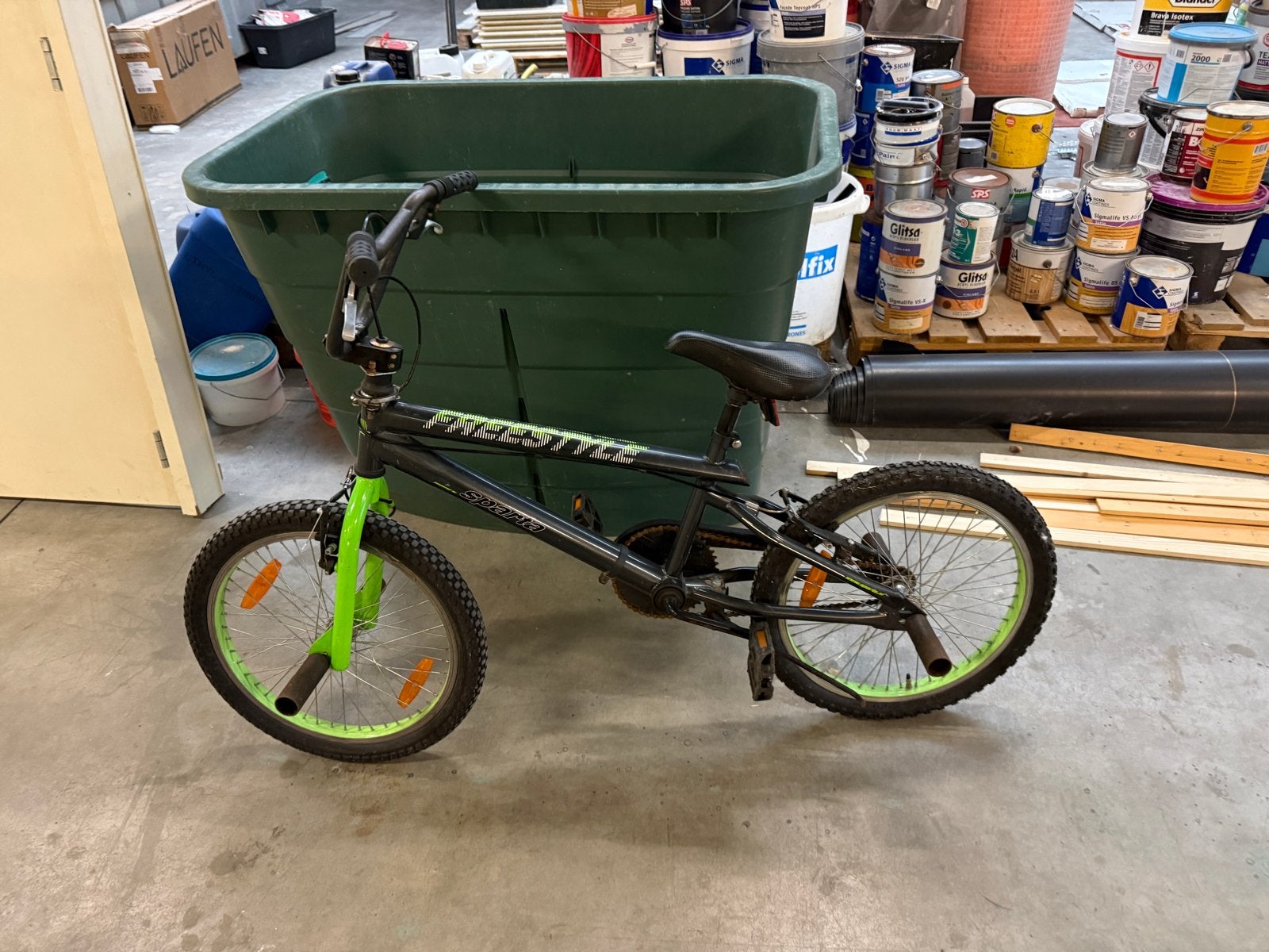 Sparta Freestyle BMX fiets - Gebruikt, 20 inch, Ophalen, Staal, Velgrem, Stuur 360° draaibaar