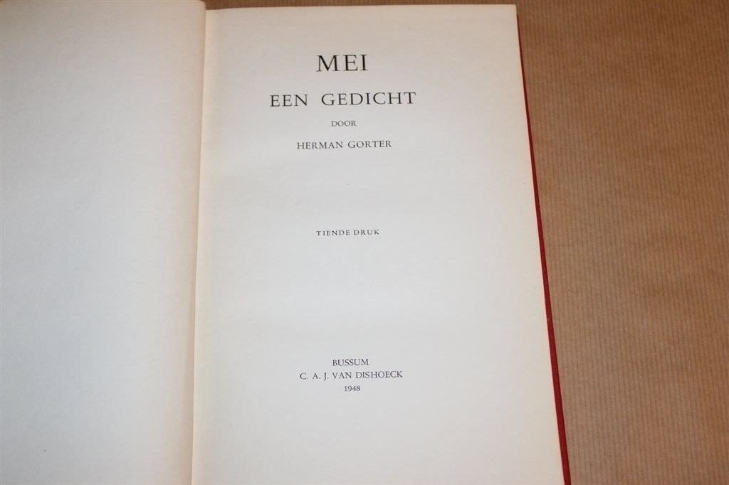 Mei [1948] — Herman Gorter — Klassiek Gedicht, Ophalen of Verzenden, Gelezen