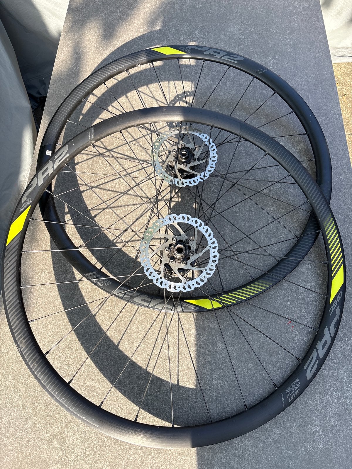 Giant PR2 Disc Wielset - gebruikt, Wiel, Gebruikt, Ophalen of Verzenden, Aluminium