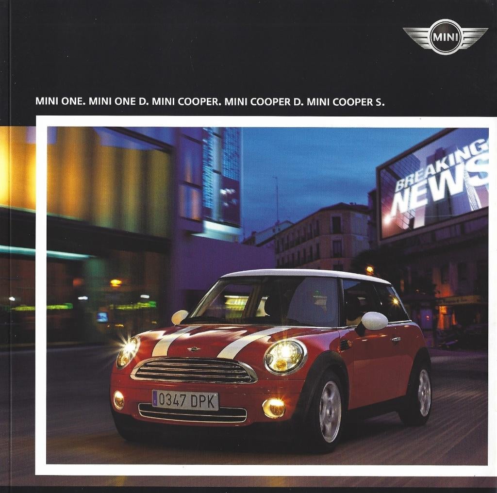 Brochure Mini One en Cooper 2010, Ophalen of Verzenden, Gelezen, Overige merken