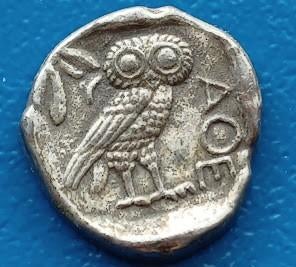 Penning BP - III Tetradrachme uit Athene Ve eeuw v.Chr., Verzenden, Overige materialen, Nederland