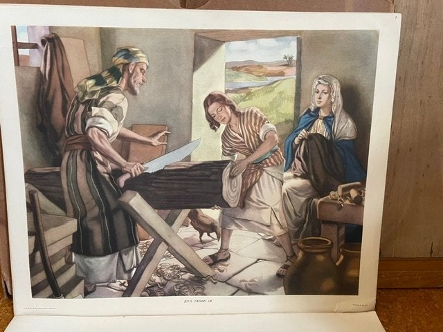 Schoolplaten Bijbels van Enid Blyton, Ophalen