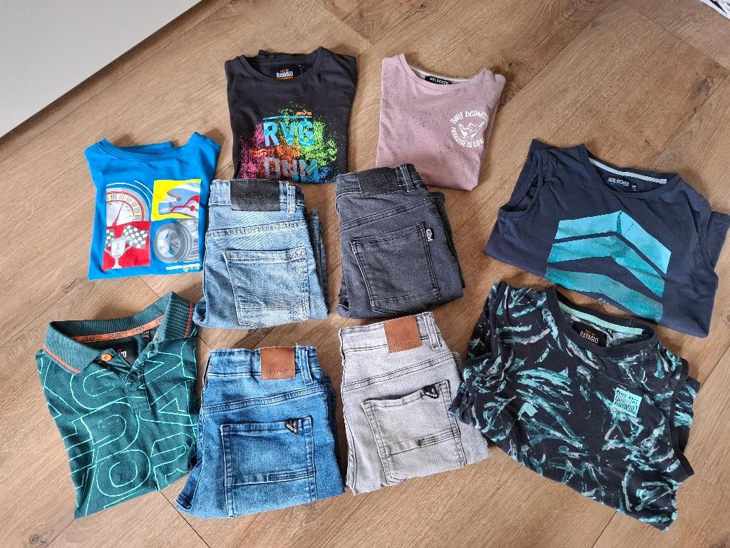 Kleding pakket zomer jongen 140/146, Ophalen of Verzenden, Zo goed als nieuw, Maat 140