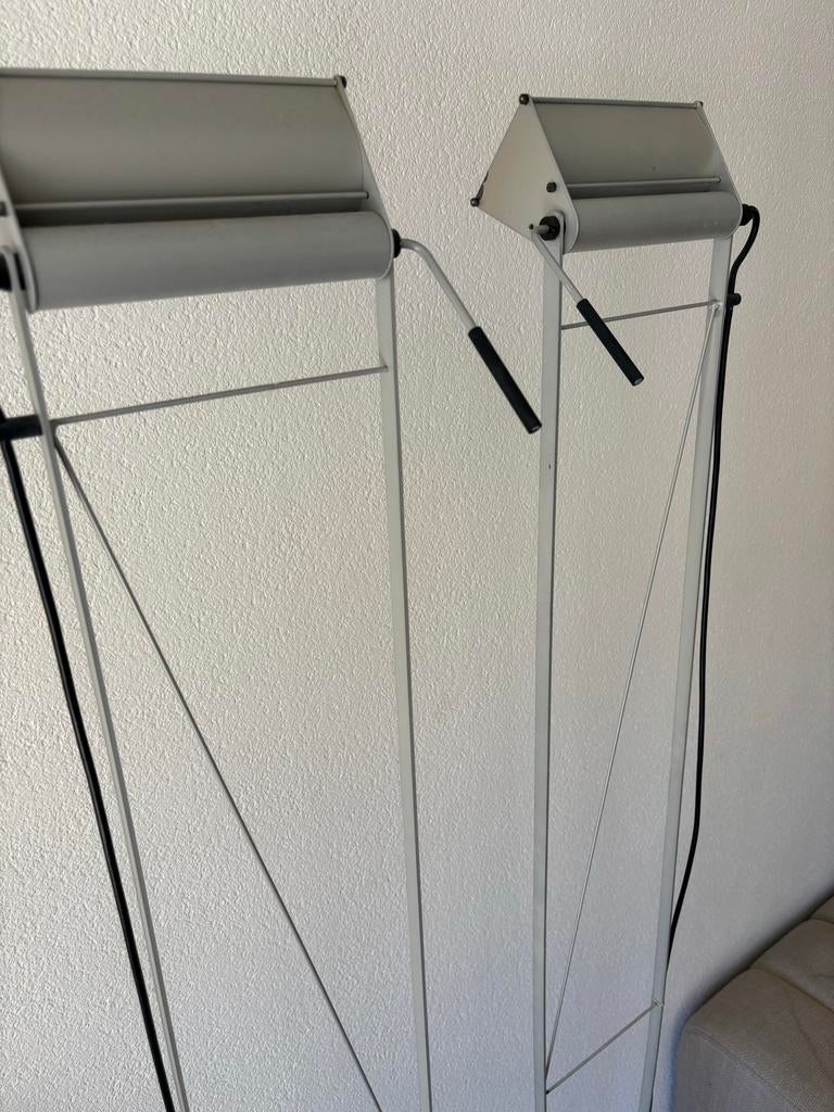 Design Vloerlamp Lumina Opus (2x), Ophalen, Zo goed als nieuw, Metaal, 150 tot 200 cm