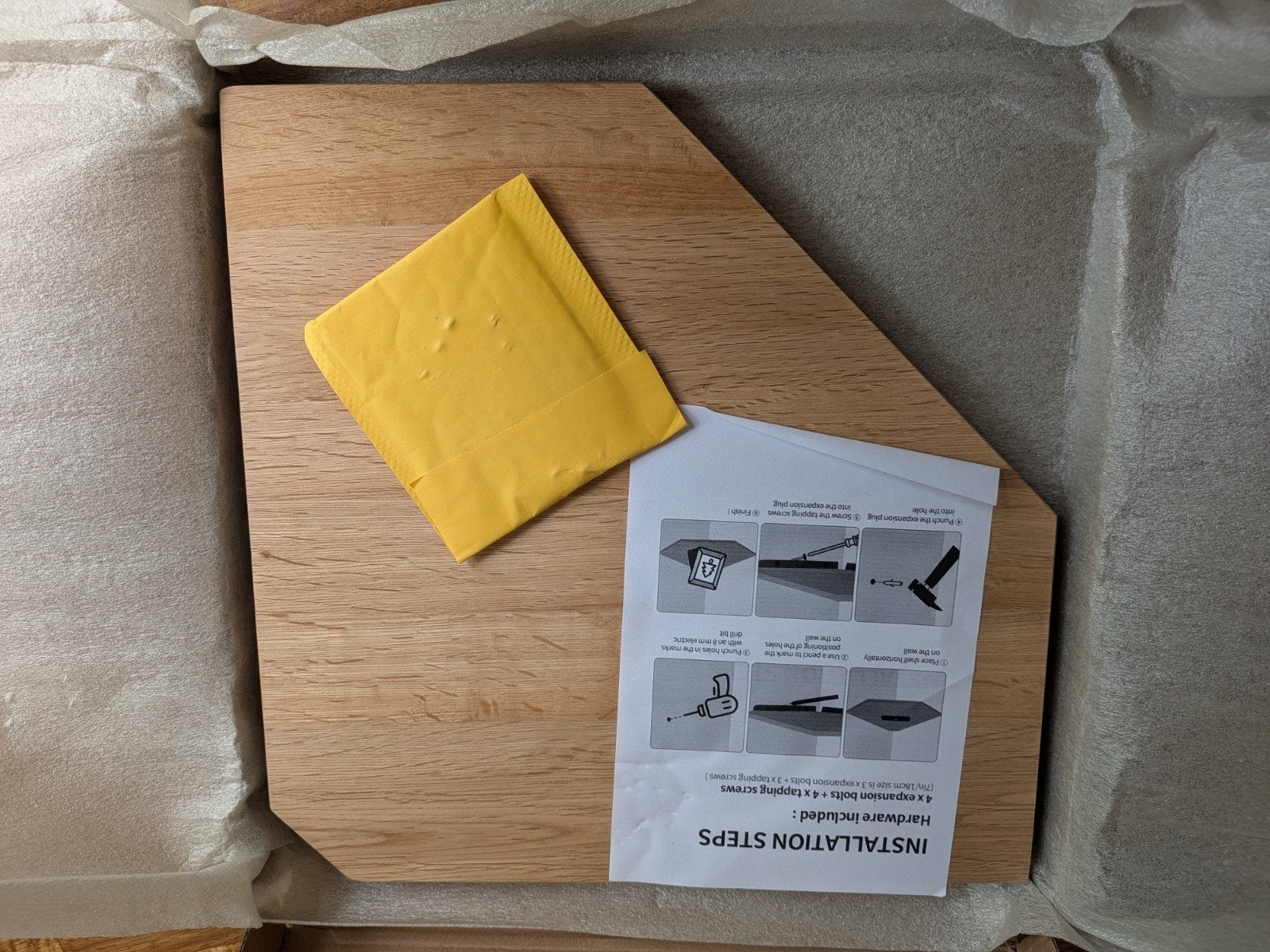 Gloednieuwe massief eiken hoekplank 30 cm, zwevende wandplan, Ophalen of Verzenden, Nieuw