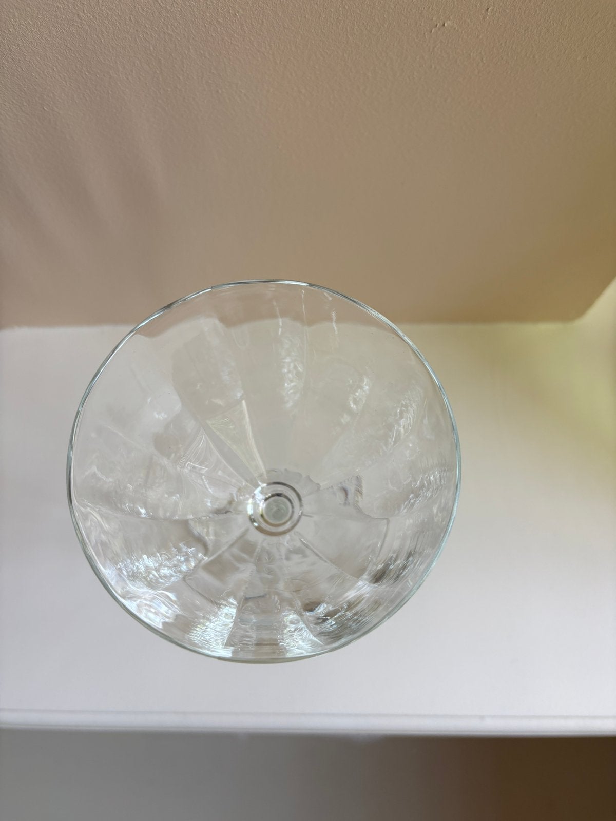 Vier Wijn glazen Flamant, Ophalen of Verzenden, Zo goed als nieuw, Rechthoekig, Glas