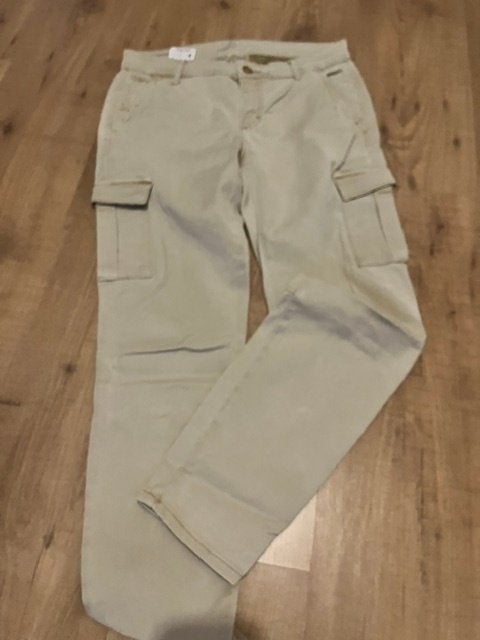 MAC  broek khaki met zij zakken, MAC, Ophalen of Verzenden, Zo goed als nieuw, Maat 36 (S)