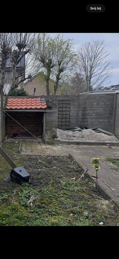 5 meter schuttingen (oud hout), Tuin en Terras, Ophalen, Gebruikt, 2 meter of meer, 3 tot 6 meter