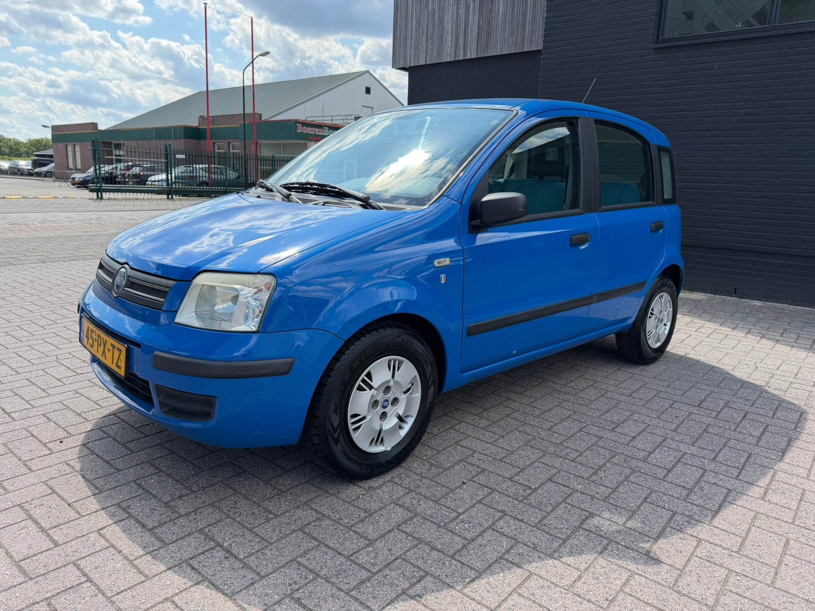Fiat Panda 1.2 2005 Blauw, Auto's, Voorwielaandrijving, Stof, Origineel Nederlands, Bedrijf