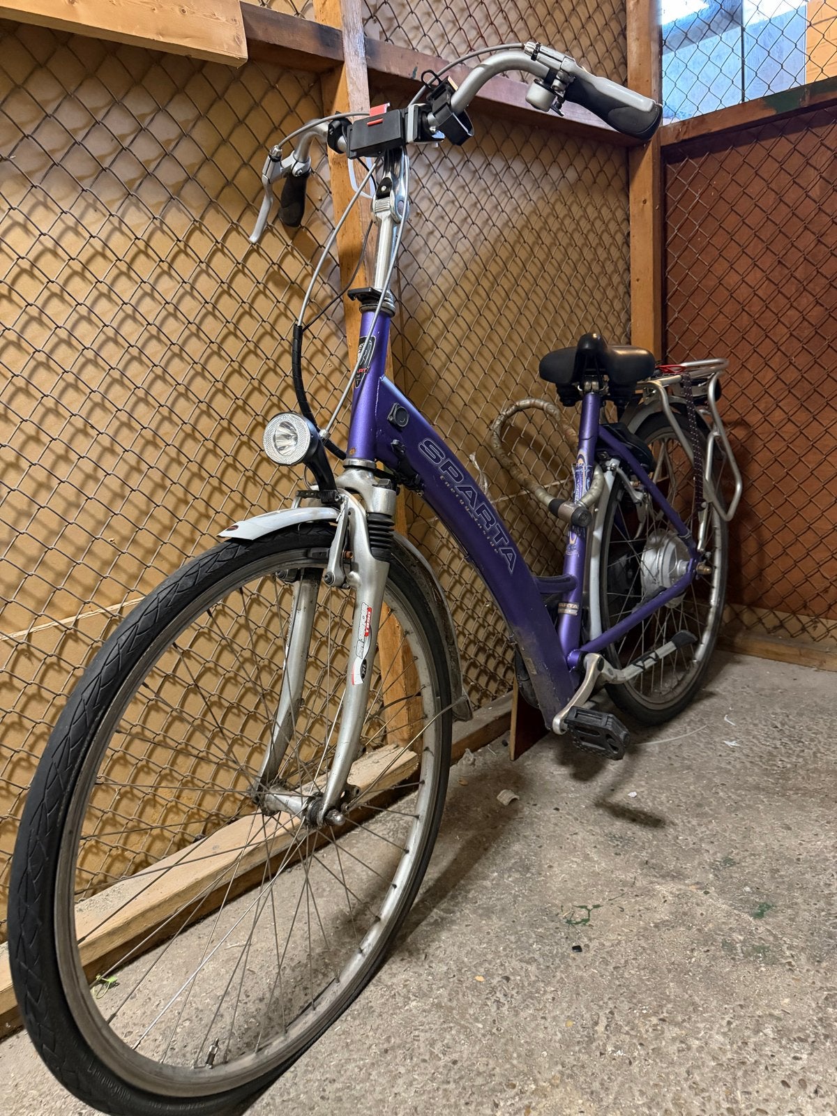 Sparta Energy Inside elektrische fiets paars, Fietsen en Brommers, Ophalen, Sparta, Velgrem, 50 tot 53 cm