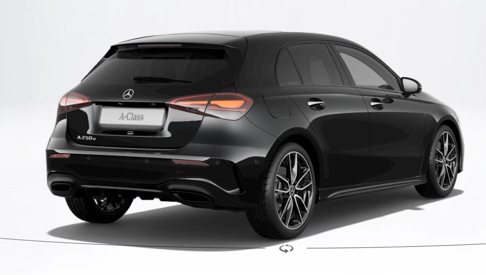Mercedes-Benz A-Klasse A 250 e Business Solution AMG l Head-, Zwart, 4 cilinders, Zwart, Bedrijf