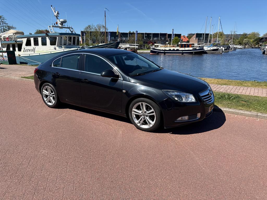 Opel Insignia 2.0 T Sport, Auto's, Opel, Gebruikt, 4 cilinders, Zwart, Origineel Nederlands