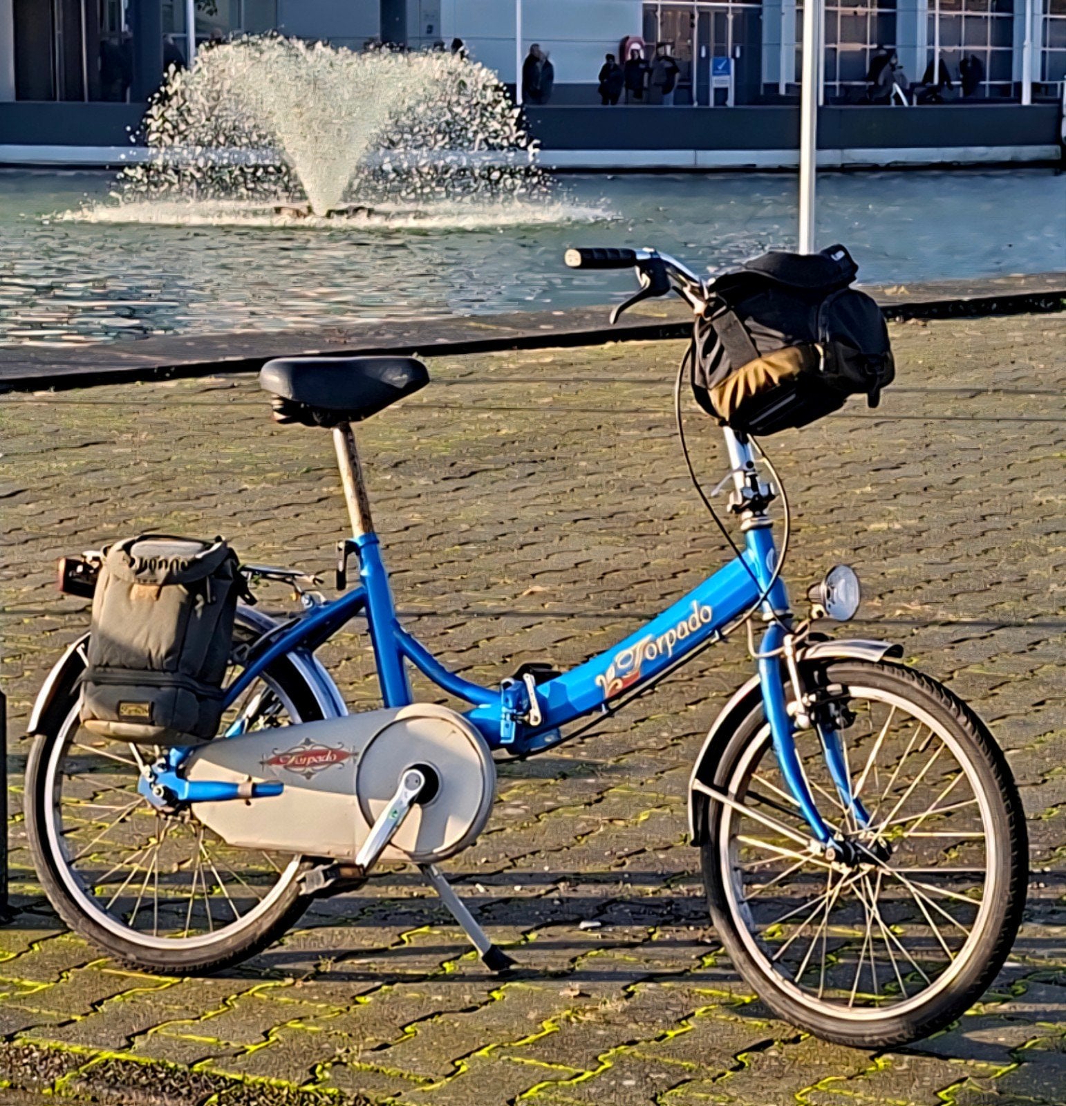 net vintage vouwfietsje., Ophalen, Gebruikt