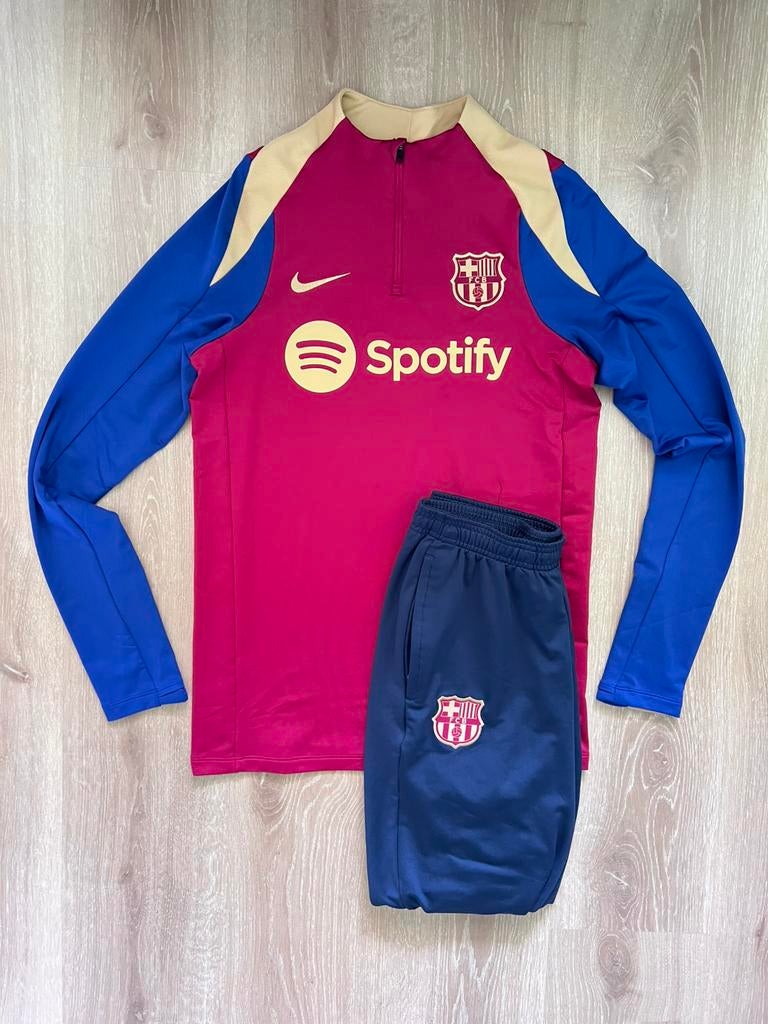 FC Barcelona trainingspak Nike 23/24  Maat S, Blauw, Ophalen of Verzenden, Zo goed als nieuw, Nike