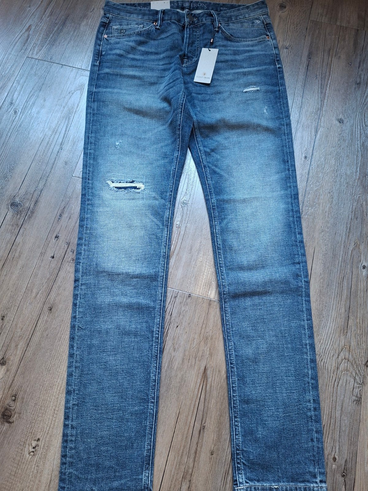 CAST IRON Riser slimfit jeans W34 L36, Blauw, Nieuw, Ophalen of Verzenden, W33 - W34 (confectie 48/50)