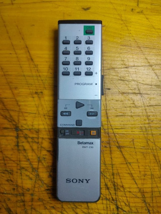 Sony Betamax video afstandsbediening. RMT-230, Ophalen of Verzenden, Gebruikt, Origineel