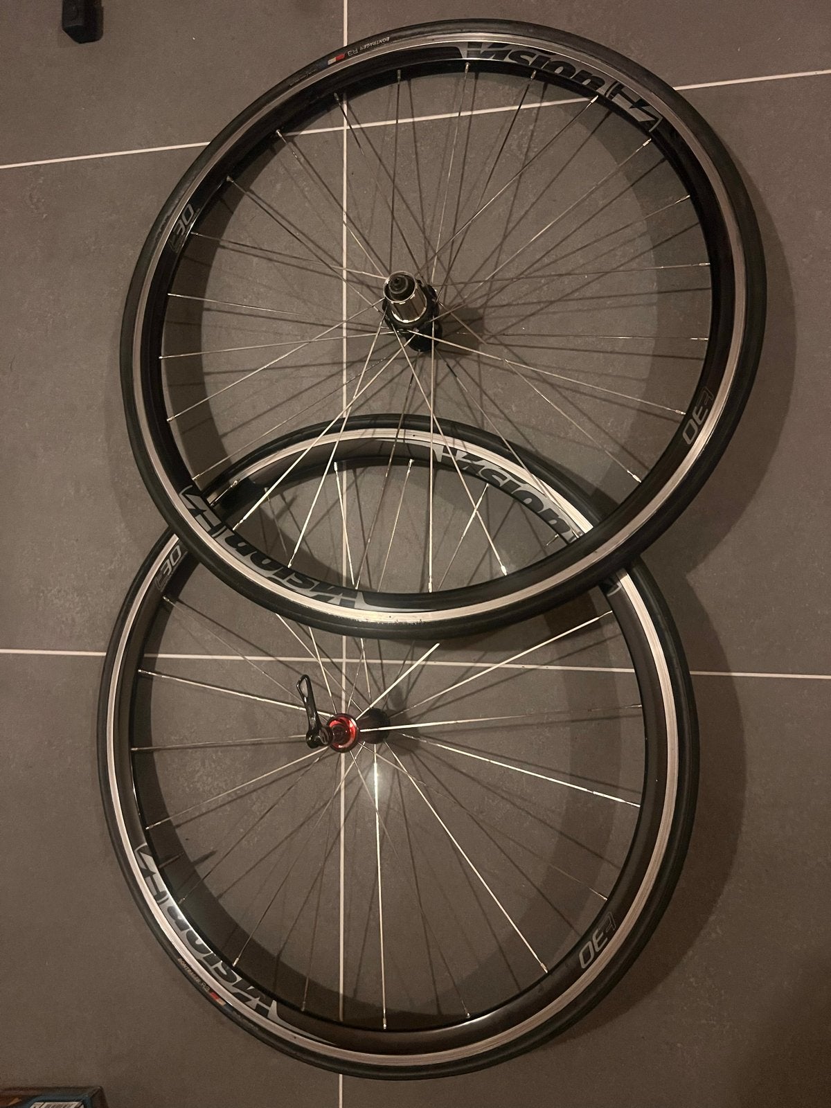 Vision Team 30 racefiets wielen, Fietsen en Brommers, Wiel, Gebruikt, Ophalen of Verzenden, Aluminium
