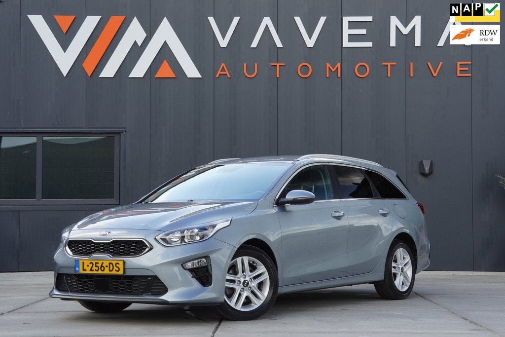 Kia Ceed Sportswagon 1.0 T-GDi MHEV DynamicPlusLine Automaat, Gebruikt, 1309 kg, Leder en Stof, Origineel Nederlands