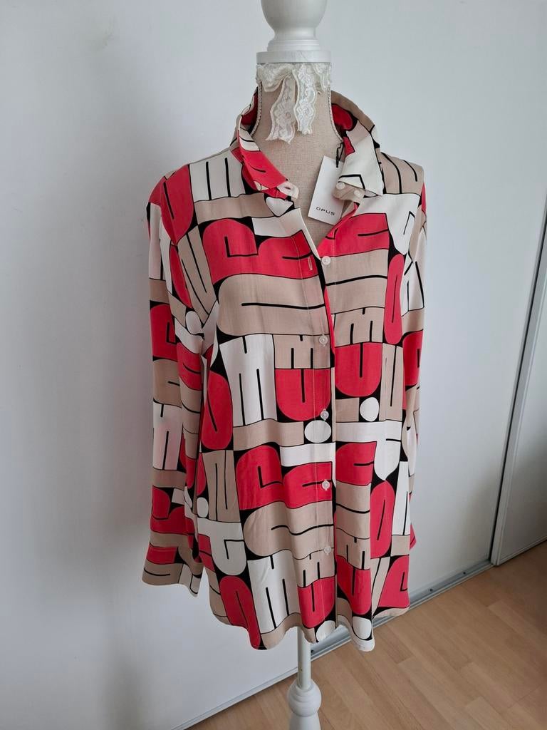 NIEUW Opus blouse dames 40 of 42, Overige kleuren, Maat 42/44 (L), Nieuw, Ophalen of Verzenden