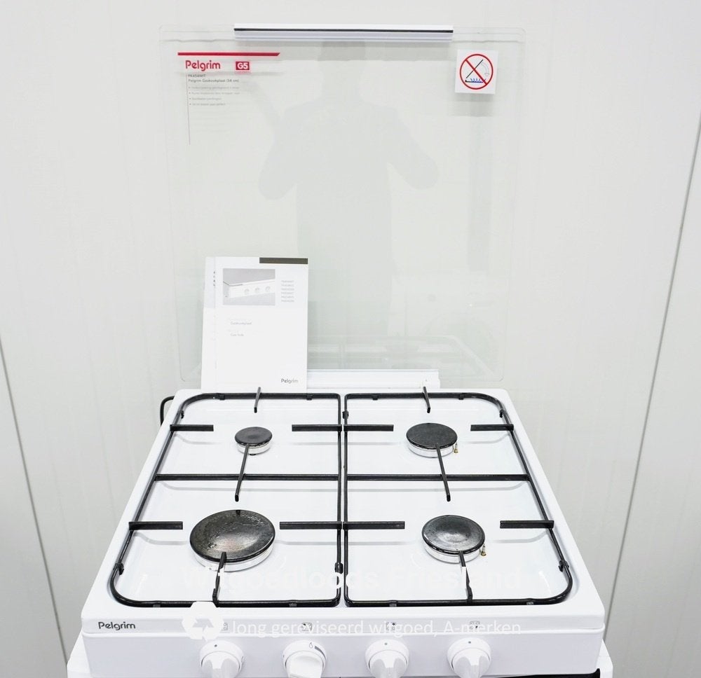 Pelgrim PK454 Gaskookplaat ZGAN Elektronische vonkontsteking, Witgoed en Apparatuur, Kookplaten, Pelgrim, Zo goed als nieuw, Energieklasse A of zuiniger