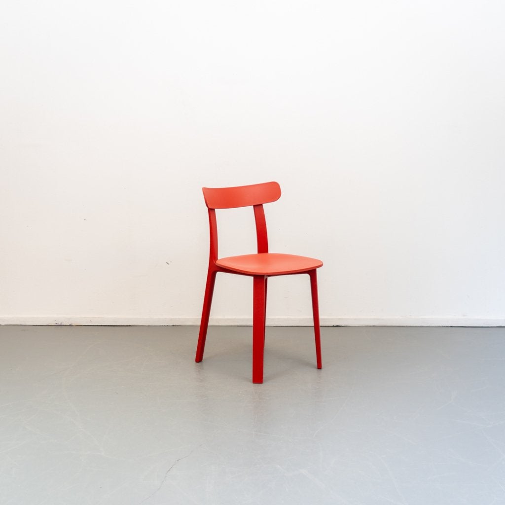 4 Vitra All Plastic chair Rood Jasper Morrison